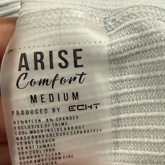 ECHT Light Gray Kids Leggings - Picture 3 of 3